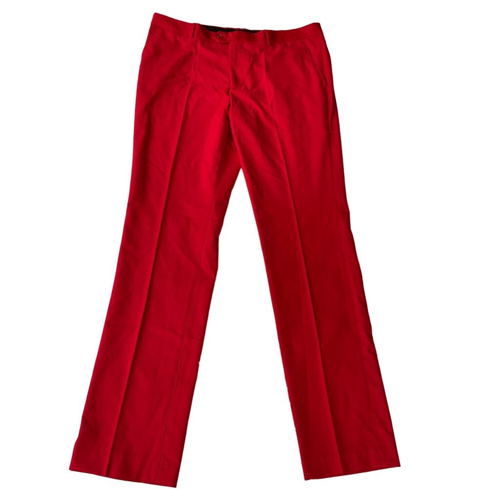 NWT MOGU Red Dress Pants Women Sz 4XL/36 NWT